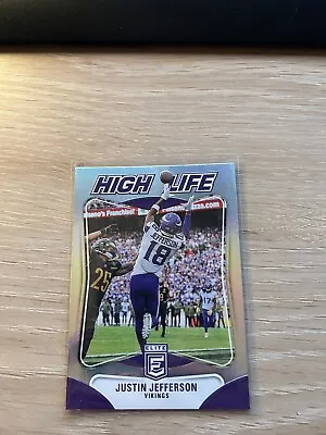 Justin Jefferson 2023 Panini Donruss Elite High Life #HL-6 Minnesota Vikings • $1.99