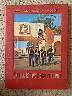 1969 San Diego CA Marine Corps Recruit Depot Hardcover Vietnam Era • $18.95