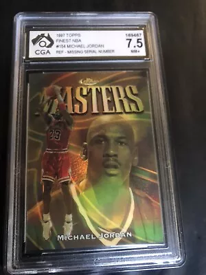 1997/98 Michael Jordan “Finest Masters Gold Refractor “ 7.5 NM (RARE)... • $1948.05