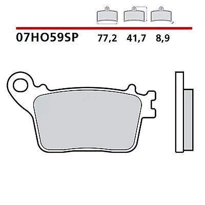 Brembo Kawasaki Zx-6r Krt Edition Abs 636 16-20-c Rear Brake Pad Kit • £29.63