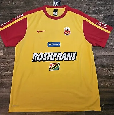 Nike Monarcas Morelia 11/12 Home Jersey Yellow/Red Size XL RARE  • $125