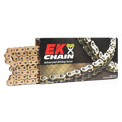 $99.95 • Buy EK Chains  Mx 520 O-Ring Gold 120L Motocross Dirt Bike Chain