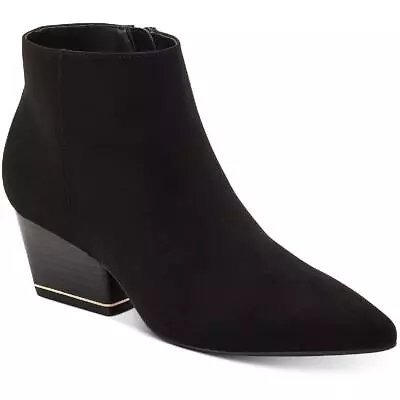 Alfani Womens Armena Faux Suede Pointed Toe Ankle Boots Shoes BHFO 7181 • $13.99