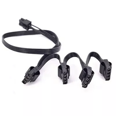 £3.99 • Buy Corsair Type 4 6 Pin To 4 Molex Modular Power Supply Type 3 Cable RMx HX HXi