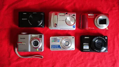 Digital Cameras Job Lot - Sony WX350 Nikon S7000 Panasonic TZ30 Sony ++ [R16] • £67.50