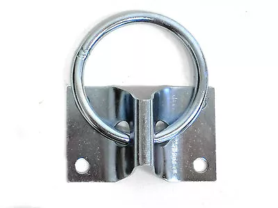 Bolt On Zinc D Ring ATV Motorcycle Trailer Rope Ring Tie Down Loop • $7.99