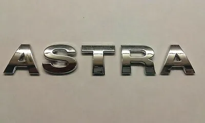 New Chrome 3D Self-adhesive Car Letters Badge Emblem Sticker Spelling ASTRA • £6.99