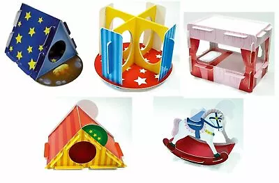 Play N Chew Cardboard Toy / Den. Hamster Gerbil Mouse Tent Slide Bed Horse • £2.45