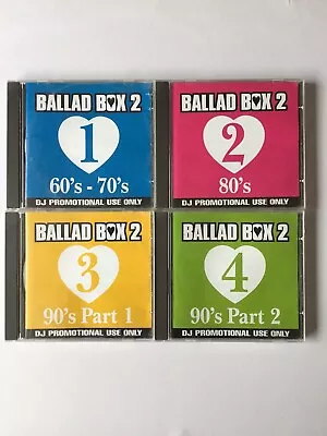 Mastermix Classic Cuts Ballad Box 2 4 Disc Set • £29