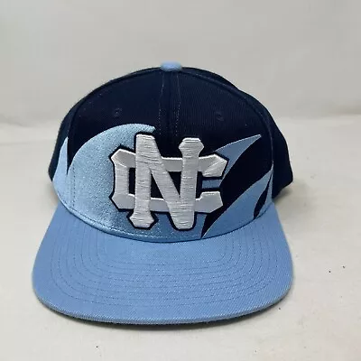 Mitchell & Ness Hat Cap University Of North Carolina Sharktooth Snapback Blue OS • $24.99