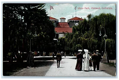 1908 Street Lights At Idora Park Oakland California CA Antique Posted Postcard • $29.95