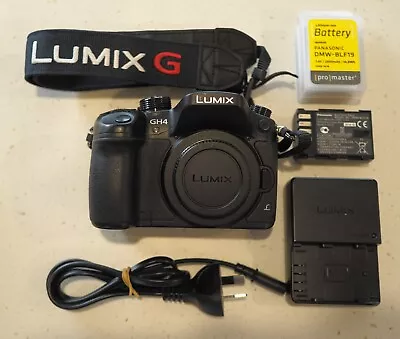 Like NEW! Panasonic GH4 Mirrorless Camera Body 3K Shutter Count 2 Batteries!  • $490