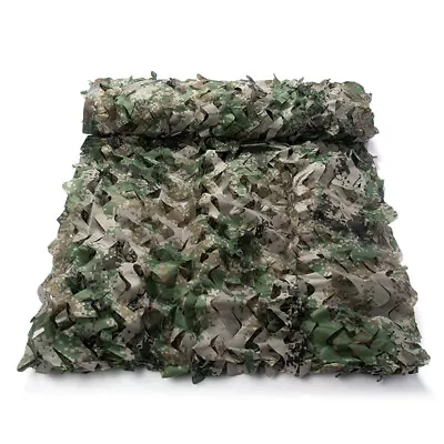 13-26Ft Military Woodland Camouflage Netting Cutable Camo Net Camping Hunting • $14.95