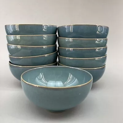 £18.22 • Buy ONE Denby Langley Azure Coast Green 5” Rice Fruit Bowl Stoneware England