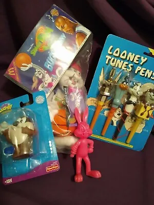 $55.99 • Buy Looney Tunes 4pc Lot Pens In Package, Dakin Bugs, + 2 More