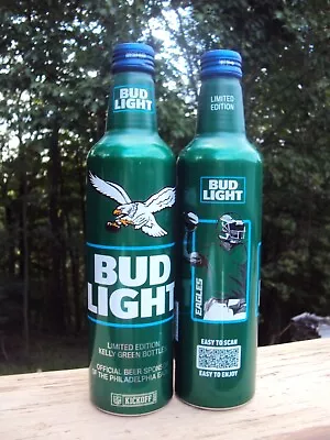 $6.98 • Buy 2023 BUD LIGHT Kickoff * PHILADELPHIA EAGLES * / ALUMINUM BOTTLE 16 Oz. EAGLES