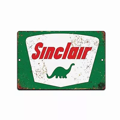 TIN SIGN Sinclair Gas Rustic Gas Station Metal Sign Décor Garage Auto Shop • $13.95