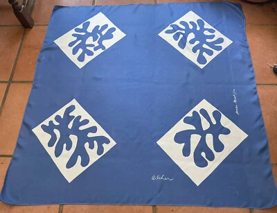 £770 • Buy Ascher. Henri Matisse . Rare Vintage Silk Twill Scarf-1947 -'echarpe'