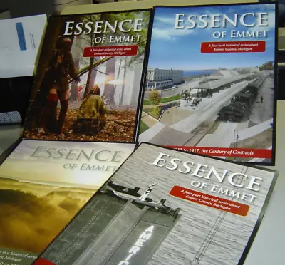 EMMET COUNTY MICHIGAN HISTORY GENEALOGY Essence Of Emmet LOT OF 4 BOOKS • $39.91