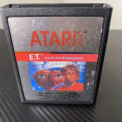 E.T. The Extra-Terrestrial (Atari 2600 1982) Used Authentic Untested • $9.59