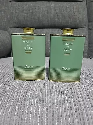 Chypre Talc De Coty X2 Rare And Discontinued • £30