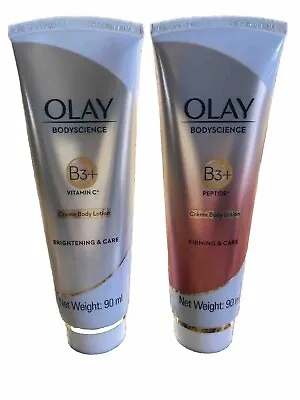 2 Olay Body Science Niacinamide Vitamin C Brightening Firming Lotion 90 ML Each • $22.19