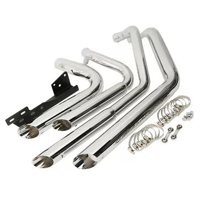 Staggered Shortshot Exhaust Pipes Fit For Harley Sportster 883 1200 48 72 04-13 • $219.99