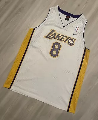 Kobe Bryant LA Lakers Nike NBA Swingman Jersey Size XL +2 Vintage #8 Black Mamba • $40