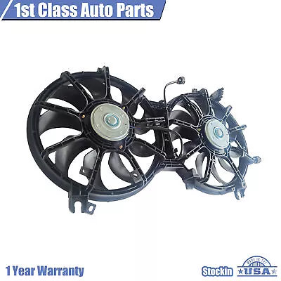 Radiator & Condenser Fan Module For Nissan 370Z Q70 Q60 FX35 G35 G37 621-162 • $70.99