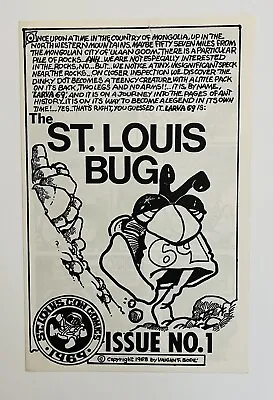 1968 The ST. LOUIS BUG #1 4 Pg. EARLY VAUGHN BODE Underground RARE Complete! • £80.32