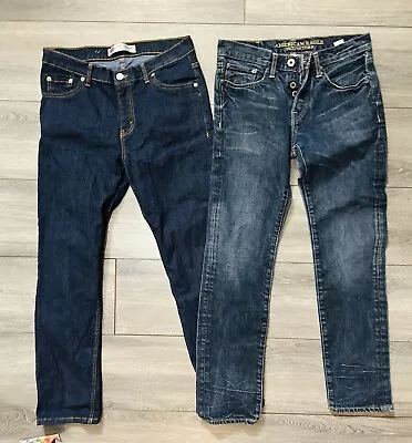 Lot 2 American Eagle Levi’s Denim Jeans Mens Size 28x32 • $28.99