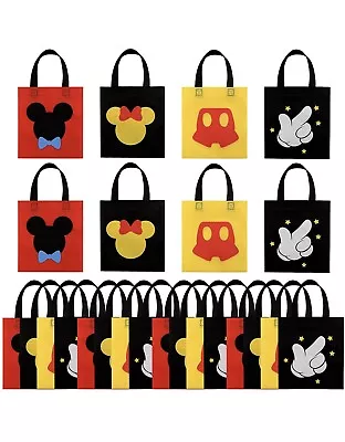 Mickey And Minnie Mouse Reusable Small Party Favor Goodie 24 Bags New • $16.50