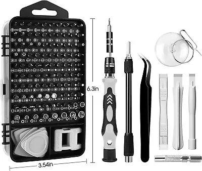 117 In 1 Precision Screwdriver Set Magnetic Repair Tool Bits For Phone Laptop PC • £8.99