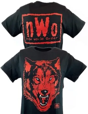 NWo Black Wolfpack New World Order Wolf Pack Mens T-shirt • $32.99