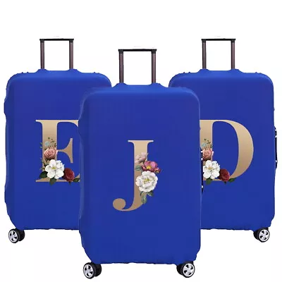 Suitcase Covers Elastic Luggage Protector Trolley Baggage Case Protective Cover • £7.98