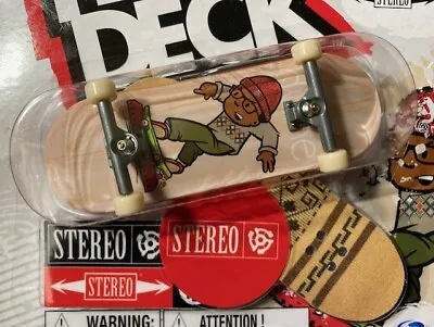 Rare Tech Deck Stereo Curb Grind Mini Toy Fingerboard Skateboard Extra Griptape • $7.50