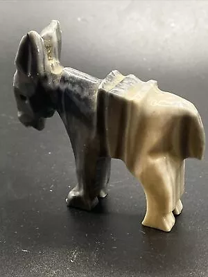 Vtg Hand Carved Stone Marble Alabaster Donkey Burro Mule Figurine  • $5.99