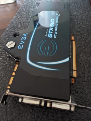 $70 • Buy EVGA GeForce GTX 580 FTW Hydro Copper 2 1536MB GPU