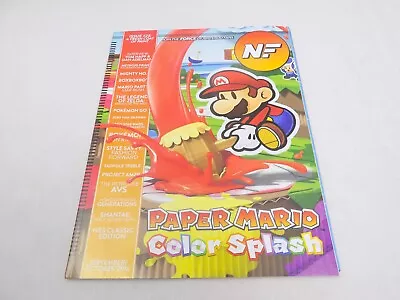 Official Nintendo Force NF Paper Mario Color Splash Issue #23 Magazine Septem... • $24.90
