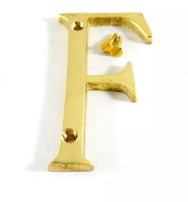 150MM(6Inch) Home Address Brass Polish Gold Alphabet Letters&Number With Screws • $44.97