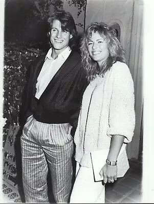 Michael Pare W/ Wife  - Professional Celebrity Photo 1986 • $6.99