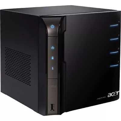 Tested - Acer Aspire EasyStore NAS H340 4-Bay 4TB (4x 1TB) WDC Drives + Software • $99