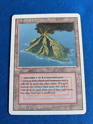 Volcanic Island 1x MtG Revised SLIGHT PLAYED **See Pictures!** • $669.95