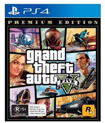 Grand Theft Auto V 5 Premium Edition PS4 BRAND NEW & SEALED • $37.95