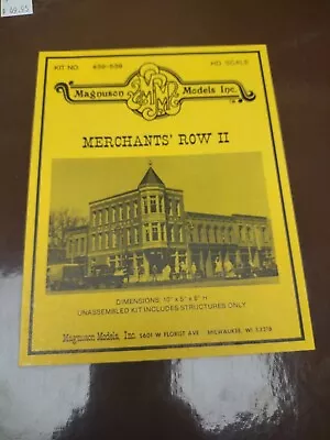 Ho Scale Magnuson Models Merchants' Row II 439-539 • $59.93