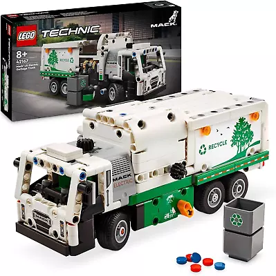 LEGO® Technic Mack® LR Electric Garbage Truck 42167 Toy For KidsFor Boys And Gi • $56.99