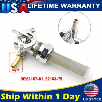 22mm Right Spigot Gas Tank Fuel Valve Petcock Switch Fit For Harley Davidson US • $14.99