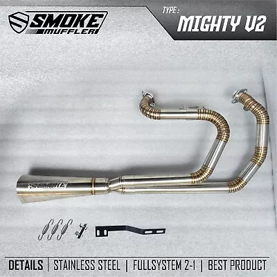 Exhaust Custom  Fit Harley Davidson Sportster Forty-Eight  2 Into 1 Full System • $427.50