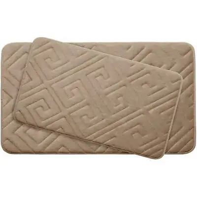 Caicos Premium 2-Piece Memory Foam Bath Mat Set • $34.99