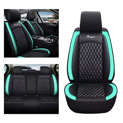 Car Seat Covers 5-Seats Set For Mercedes-Benz  Leather Cushion  Ct0008 Black Gre • $119